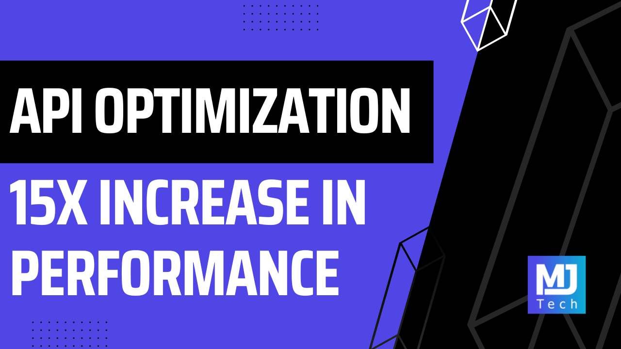 How I Optimized an API Endpoint to Make It 15x Faster