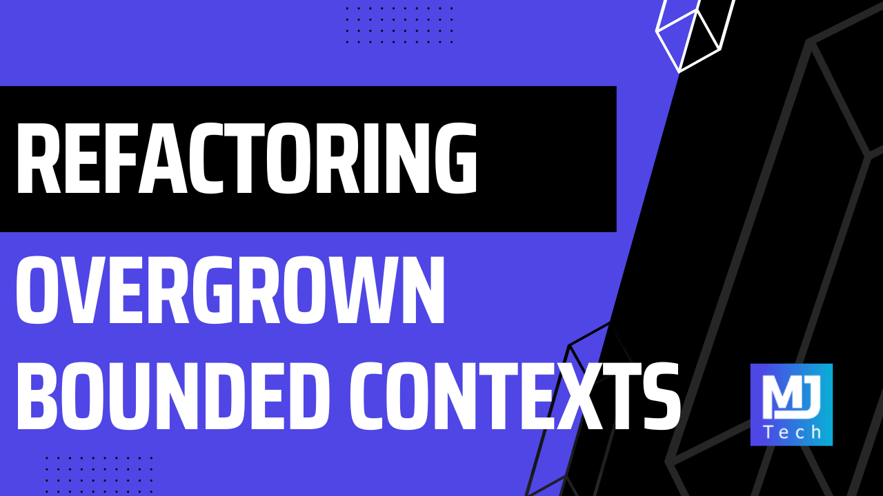 Refactoring Overgrown Bounded Contexts in Modular Monoliths