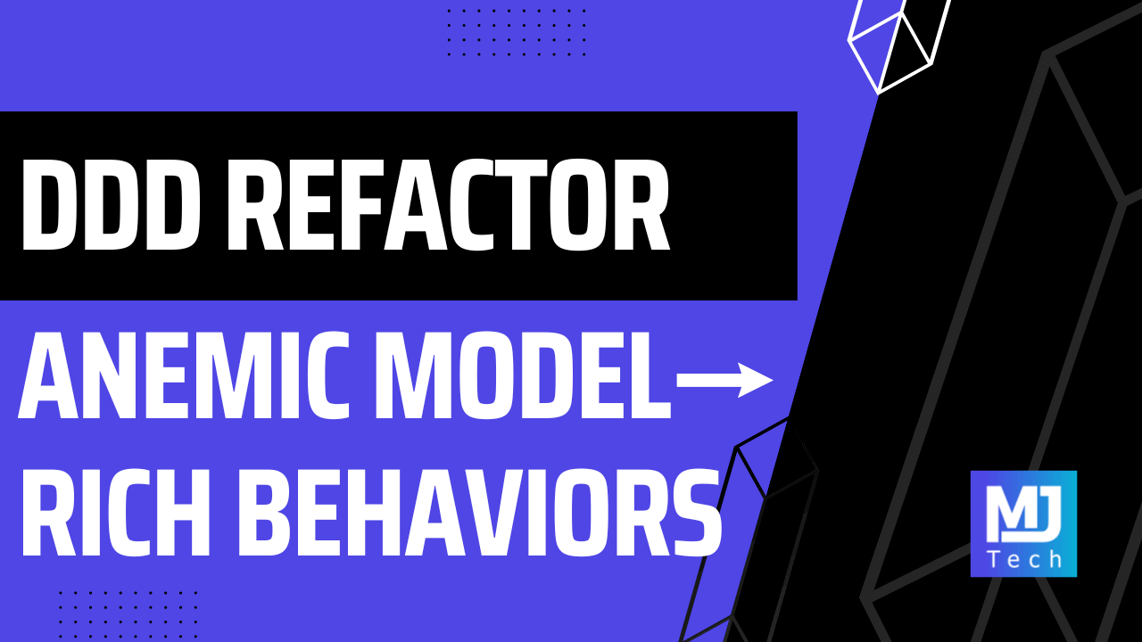 From Anemic Models to Behavior-Driven Models: A Practical DDD Refactor in C#