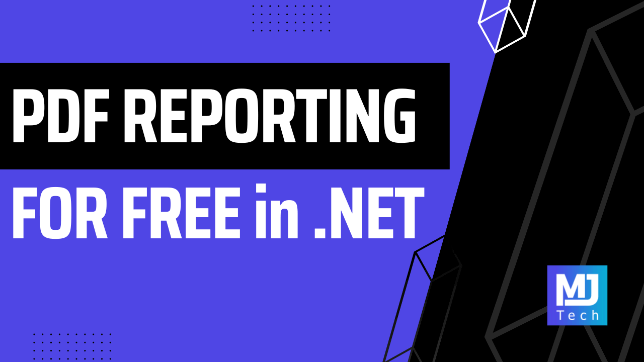 PDF Reporting in .NET With HTML Templates and PuppeteerSharp (and it's free)